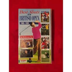 Best Shots Of The British Open 1969-1990 VHS Pickwick Video